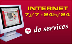 Contactez-nous par internet 7j/7 - 24h/24